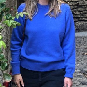 COS Blue Cashmere Sweater